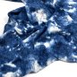 Preview: Musselin - Lochstickerei - Batik - navy