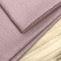 Preview: RESTSTÜCK 70cm !!! - Musselin - Lurex Streifen - old rose