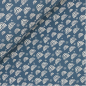 Preview: RESTSTÜCK 0,70m !!! - Musselin - Rainbow & Dots - blau