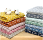 Preview: RESTSTÜCK 1,60m !!! - Musselin - Rainbow & Dots - mittelgrau
