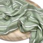 Preview: RESTSTÜCK 1,4m !!! - Musselin - Sanded Stripes - green