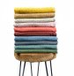 Preview: RESTSTÜCK 1,30m !!! - Musselin - Short stripes - caramel