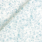 Preview: RESTSTÜCK 0,90m !!! - Musselin - Small Stains - dusty blue