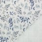 Preview: Musselin - Stepper - Flower - blue