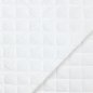 Preview: Musselin - Stepper - Raute groß - offwhite