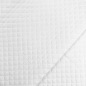 Preview: RESTSTÜCK 1,00m !!! - Musselin - Stepper - Raute klein - offwhite
