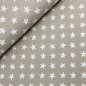 Preview: Musselin - Sterne - beige