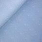 Preview: Musselin - Stickerei - hellblau