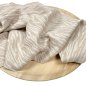 Preview: RESTSTÜCK 0,80m !!! - Musselin - Zebra Kattis - sand