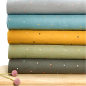 Preview: RESTSTÜCK 1,90m !!! - Musselin - Embroidery Dots - off white