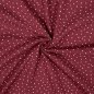 Preview: RESTSTÜCK 80cm !!! - Musselin - little Dots - berry