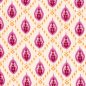 Preview: Doubleface Musselinstepper - Ava - ecru/pink/orange