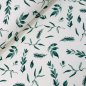Preview: RESTSTÜCK 50cm !!! - Jersey - Nature Leaves - dusty green