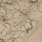 Preview: Viskose Leinen - Nilda - natur/black