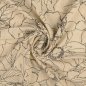 Preview: Viskose Leinen - Nilda - natur/black