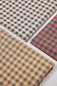 Preview: Bio Baumwoll Oxford - Gingham - calm grey/dry mustard - Mind the Maker