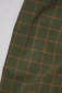 Preview: Bio Baumwoll Oxford - Grid - green khaki/pumpkin - Mind the Maker