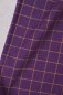 Preview: Bio Baumwoll Oxford - Grid - plum/dry mustard - Mind the Maker
