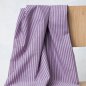 Preview: Bio Baumwoll Oxford - Stripe - plum/lilac - Mind the Maker