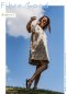 Preview: Baumwoll/Leinen - Jacquard Flower- creme - Fibremood No. 34