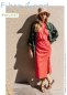 Preview: Viskose Warp Crinkel - uni - summer red - Fibremood No. 34