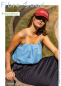 Preview: RESTSTÜCK 0,70m !!! - Baumwoll Popeline - stone washed - aqua splash - Fibremood No. 34
