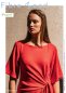 Preview: Viskose/Leinen Twill - uni - red - Fibremood No. 34