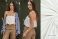Preview: RESTSTÜCK 1,40m !!! - Baumwoll Popeline - stone washed - white - Fibremood No. 35