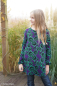 Preview: Viskose - Poenis - mint/lila - Opulence - Swafing by Cherry Picking