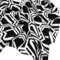 Preview: RESTSTÜCK 1,10m !!! - Punta di Roma - Honeycomb - black/white
