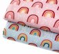 Preview: RESTSTÜCK 1,40m !!! - Popeline - Stay healthy - Rainbow - rosa - Hilco by JaTiJu