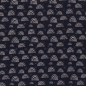 Preview: Musselin - Rainbow & Dots - marine