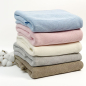 Preview: RESTSTÜCK 0,60m !!! - Rippstrick - Recycled Cotton - light blue
