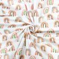 Preview: RESTSTÜCK 1,00m !!! - Jersey - Regenbogen - pastell