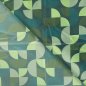 Preview: Regenstoff - wasserabweisend - Circle Parts - green