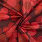 Preview: Regenstoff - wasserabweisend - Flowers - bordeaux/red