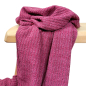 Preview: RESTSTÜCK 1,70m !!! - Rippen Strick - melange - pink