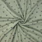 Preview: RESTSTÜCK 1,60m !!! - Ripp Jersey - Herzen - dusty green