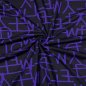 Preview: Romanit Jersey - Buchstaben - purple