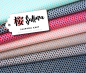 Preview: Bio Jacquard Jersey - 3D Shippou Knit - meringa/brown - Sakura - Hamburger Liebe - Albstoffe