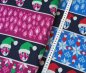 Preview: Bio Jacquard - Nordic Leo - Col. 1 cyclam - Wild Xmas - Hamburger Liebe - Albstoffe