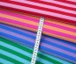Preview: Bio Ringeljersey - A55/A86 - ortensia/melone - Summer Stripes - Hamburger Liebe - Albstoffe