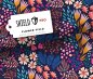 Preview: SHIELD Jersey - Col.6 - Flower Field - antimikrobiell - Albstoffe - Hamburger Liebe
