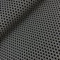 Preview: RESTSTÜCK 60cm !!! - Bio Jacquard Jersey - 3D Shippou Knit - mittelgrau mélange/schwarz - Sakura - Hamburger Liebe - Albstoffe
