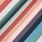 Preview: RESTSTÜCK 0,70m !!! - Softshell - Stripes - navy green nude