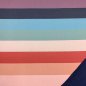 Preview: Softshell - Stripes - navy green nude