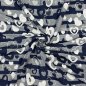Preview: Sommer Jacquard Lurex - Herzen Glitzer