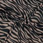 Preview: Sportjersey - bi-elastisch - Zebra - matt - taupe/black