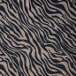 Preview: Sportjersey - bi-elastisch - Zebra - matt - taupe/black