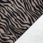 Preview: Sportjersey - bi-elastisch - Zebra - matt - taupe/black